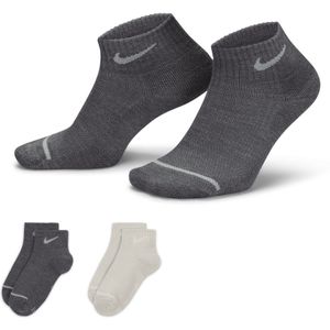 Nike Everyday Wool enkelsokken met demping (2 paar) - Meerkleurig