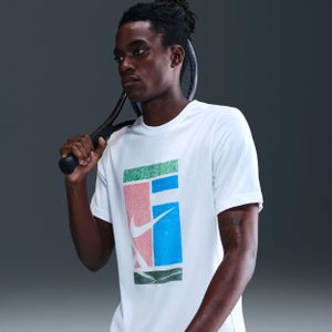 NikeCourt Dri-FIT T-shirt voor heren - Wit