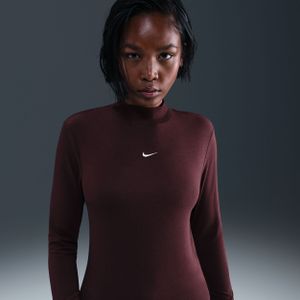 Nike Chill Knit - T-shirt - Zwart - Aansluitend - Lange Mouwen