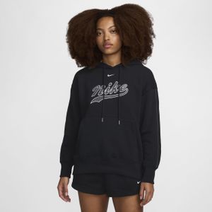 Nike Sportswear Phoenix Fleece hoodie voor dames - Zwart