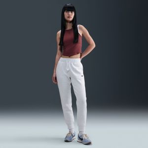 Nike - Sportswear Phoenix Fleece - Joggingbroek - Rood - Halfhoge Taille