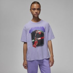 Jordan(Her)itage T-shirt met graphic voor dames - Paars