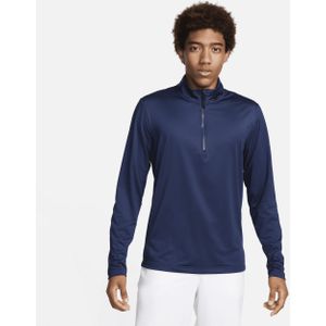 Nike Victory Dri-FIT golftop met halflange rits voor heren - Blauw