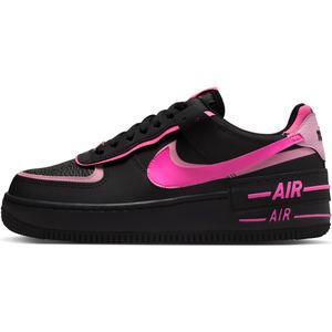 Nike Air Force Sneakers Dames - Zwart - Maat 41 - Mesh/Synthetisch