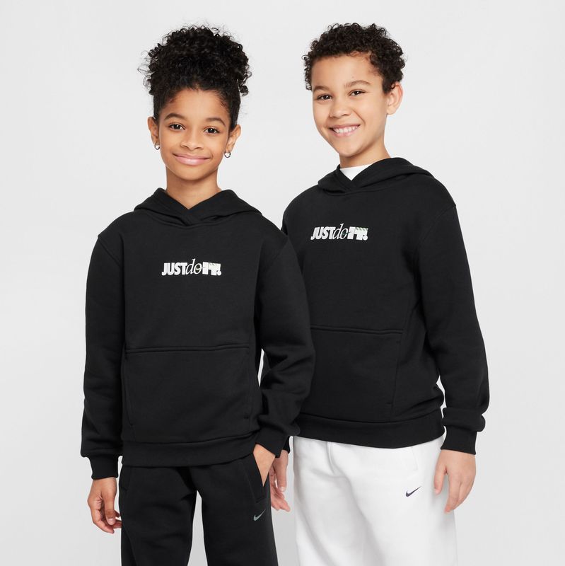 Nike Club Fleece hoodie voor kids - Zwart