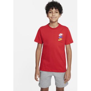 Nike Sportswear Standard Issue T-shirt voor jongens - Rood
