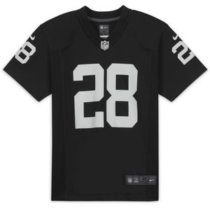 NFL Las Vegas Raiders (Josh Jacobs) American football-wedstrijdjersey voor kids - Zwart