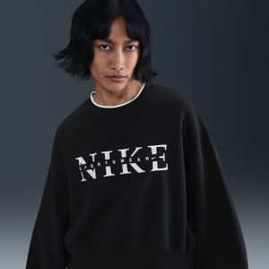 Nike - Sportswear Phoenix Fleece - Oversized Sweatshirt - Zwart