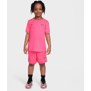 Nike Dri-FIT Kylian Mbappé ACD25 set met top en shorts met korte mouwen voor kleuters - Roze