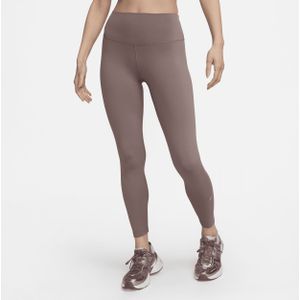 Nike One lange legging met hoge taille voor dames - Paars