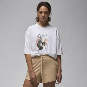 Jordan oversized T-shirt met graphic voor dames - Wit