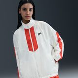 Nike Windrunner geweven oversized damesjack - Wit