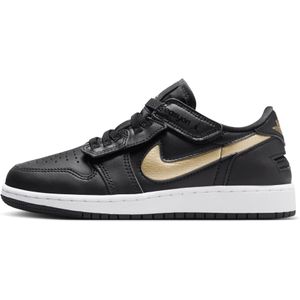 Air Jordan 1 Low FlyEase kinderschoenen - Zwart