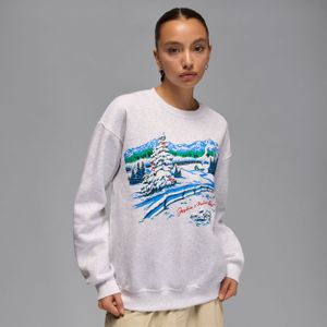 Jordan Brooklyn Fleece sweatshirt met ronde hals voor dames - Bruin