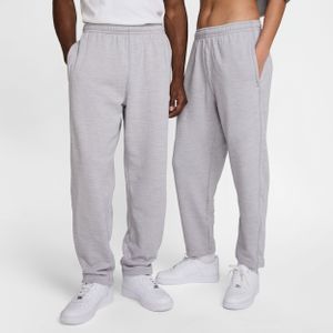 Nike Wool Classics fleecebroek met open zoom - Grijs