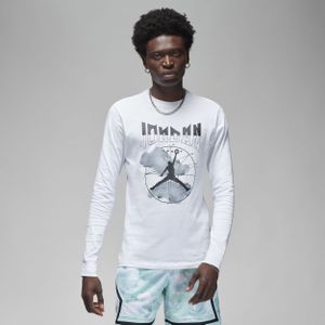 Jordan Sport T-shirt met lange mouwen voor heren - Wit