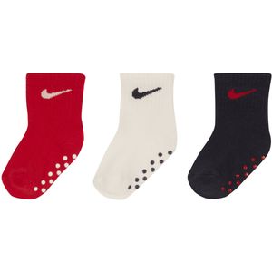 Nike Swoosh enkelsokken met anti-slip voor kleuters (3 paar) - Meerkleurig