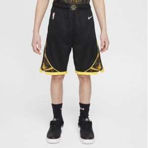 Golden State Warriors Nike Swingman NBA-shorts met Dri-FIT voor kids - Zwart