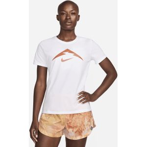 Nike Trail Dri-FIT T-shirt voor dames - Wit