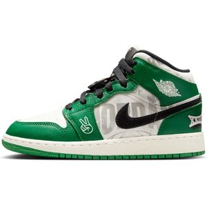 Air Jordan 1 Mid SE Kinderschoenen - Groen
