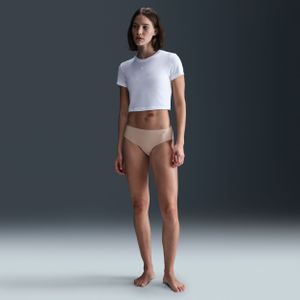 Nike - Leak Protection Period - Menstruatieslip - Beige - Lichtgewicht Materiaal