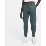 Nike Sportswear Tech Fleece Joggingbroek met halfhoge taille voor dames - Groen