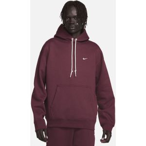 Nike Solo Swoosh Fleecehoodie voor heren - Rood