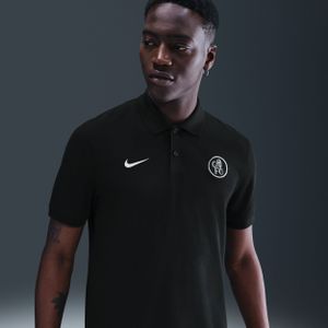 Chelsea FC The Nike Polo Derde Nike Dri-FIT voetbalpolo voor heren - Zwart