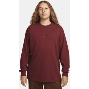 Nike Sportswear Premium Essentials T-shirt met lange mouwen voor heren - Rood