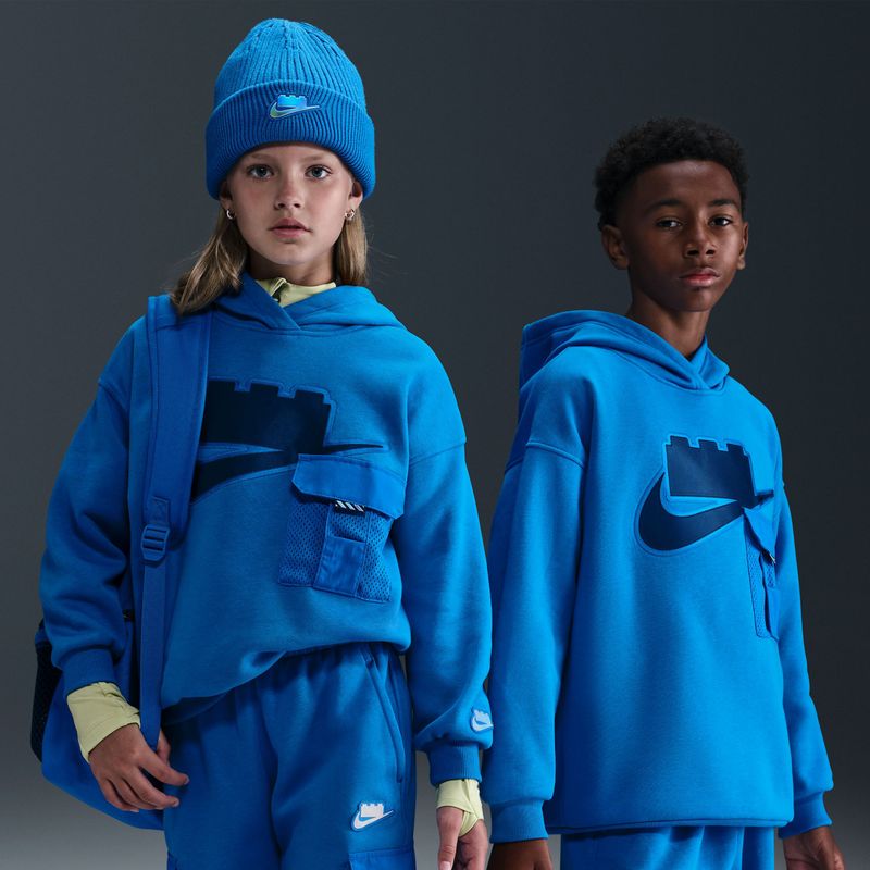 Nike - x LEGO® Collection - Oversized Hoodie - Blauw