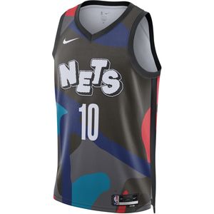 Brooklyn Nets City Edition 2023/24 Nike Dri-FIT Swingman NBA-jersey voor heren - Zwart