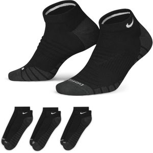 Nike Everyday Max Cushioned Onzichtbare trainingssokken (3 paar) - Zwart