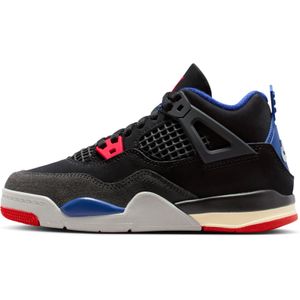 Jordan 4 Retro 'Rare Air' kleuterschoenen - Zwart