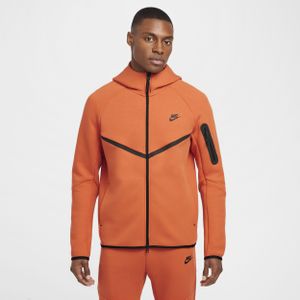 Nike Tech Windrunner hoodie met rits voor heren - Oranje