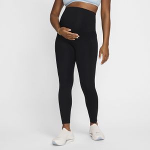 Nike (M) One 7/8-legging met hoge taille en zakken voor dames (zwangerschapskleding) - Zwart