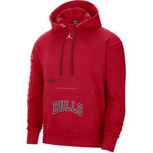Chicago Bulls Courtside Statement Edition Jordan NBA-fleecehoodie voor heren - Rood