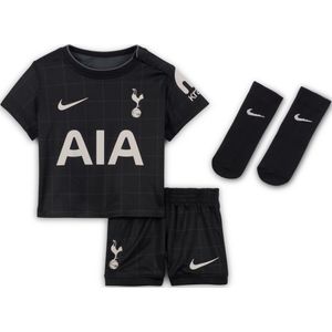 Tottenham Hotspur 2025/26 Stadium Uit Nike driedelig replicavoetbaltenue voor baby's/peuters - Zwart
