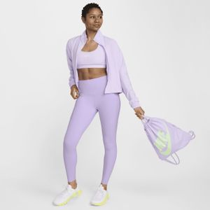 Nike Universa 7/8-legging met hoge taille, zakken en medium ondersteuning voor dames - Paars