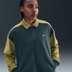 Nike basketbaltop met rits voor dames - Groen