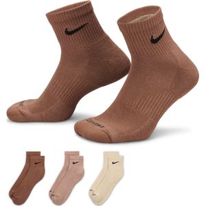 Nike Everyday Plus Cushioned Trainingsenkelsokken (3 paar) - Meerkleurig