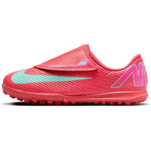 Nike Jr. Mercurial Vapor 16 Club low-top voetbalschoenen voor kleuters (turf) - Rood