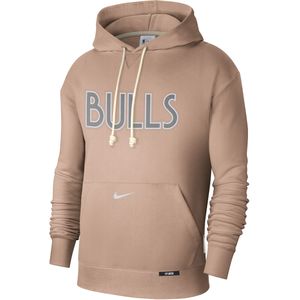 Chicago Bulls Standard Issue City Edition Nike Courtside NBA-hoodie met Dri-FIT voor heren - Bruin