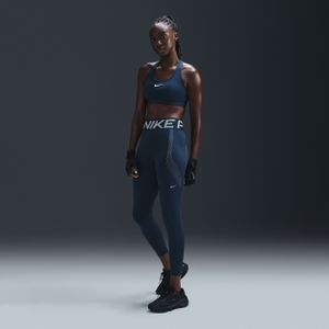 Nike Pro Sculpt 7/8-legging met hoge taille voor dames - Blauw