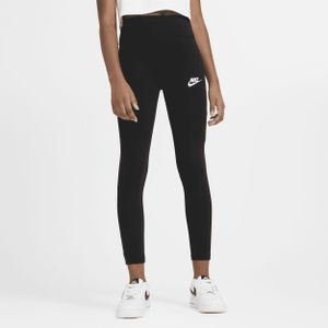 Nike Sportswear Favorites Legging met hoge taille voor meisjes - Zwart