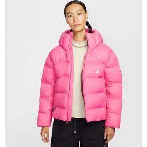 Nike ACG 'Lunar Lake' PrimaLoft® Therma-FIT ADV ruimvallend damesjack met capuchon - Roze