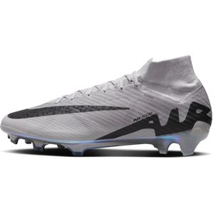 Nike Mercurial Superfly 9 Elite high-top voetbalschoenen (stevige ondergrond) - Grijs