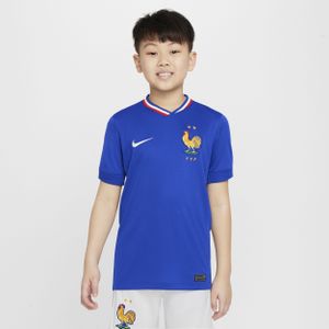 FFF (herenelftal) 2024/25 Stadium Thuis Nike Dri-FIT replica voetbalshirt voor kids - Blauw