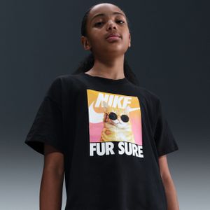 Nike T-shirt voor meisjes - Zwart