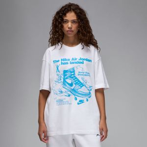 Jordan - Vintage T-Shirt - Katoen - Zacht - Baggy Pasvorm