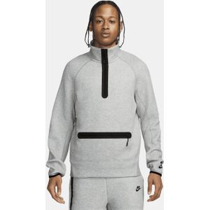 Nike Sportswear Tech Fleece sweatshirt met halflange rits voor heren - Grijs
